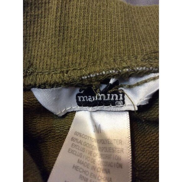 Max And Muni Boy Knit Pants 4 Pockets Size 24 Months Olive Green Cotton sku9 - Picture 4 of 5